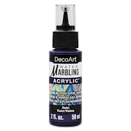 DecoArt Water Marbling Acrylic Paint - Violet, 2 oz