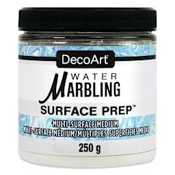 DecoArt Water Marbling Surface Prep, front of jar. 