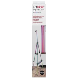 artPOP! Iridescent Tripod Floor Easel, front of packaging