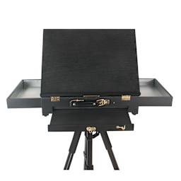 Jullian Capri Pochade, front view with drawers extended on both sides