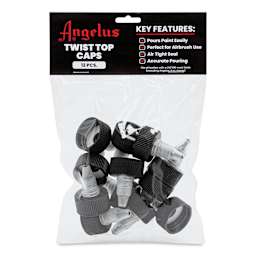 Angelus Easy Pour Twist Top Caps front of packaging