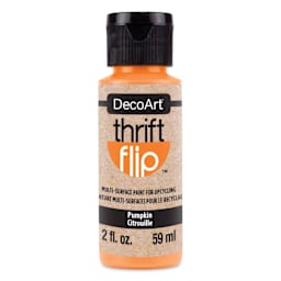 DecoArt Thrift Flip Multi-Surface Paint - Pumpkin, 2 oz
