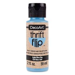 DecoArt Thrift Flip Multi-Surface Paint - Light Blue Sky, 2 oz