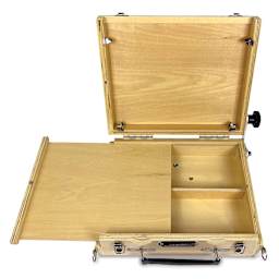 Guerrilla Painter Cigar Box, open - overhead view