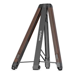 KraftGeek Easel - Walnut, as a tabletop easel