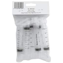 Enkay Multi-Purpose Syringes - Small, Pkg of 6, 10 ml - back of packaging