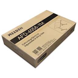 Meeden Electric Drafting Table - 40" W x 27" L - front of packaging