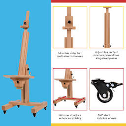 Meeden XL Adjustable Easel Stand - features