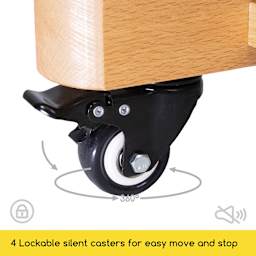 Meeden XL Adjustable Easel Stand - Silent Casters