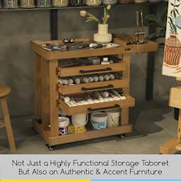 Meeden Deluxe Storage Cart - in studio