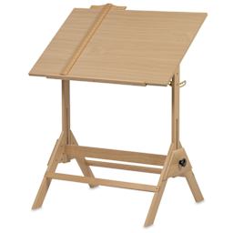 Meeden Wood Drafting Table - 35-1/2” W x 23-1/2” L