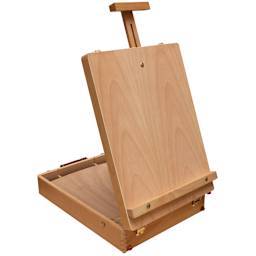 Art Alternatives Merced Table Sketch Box Wood Easel, 13" x 18" x 4"