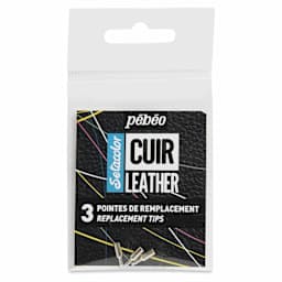 Pebeo Setacolor Leather Paint Marker Replacement Tips - Pkg of 3 front of packaging