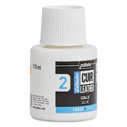 Pebeo Setacolor Leather Glue - 110 ml Bottle showing left side