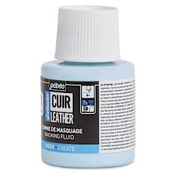 Pebeo Setacolor Leather Masking Fluid - 110 ml Bottle showing right side of bottle