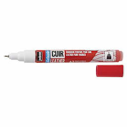 Pebeo Setacolor Leather Paint Marker - Intense Red