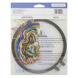 Bucilla Mindful Stitching Counted Cross Stitch Kit - Expressive Bee, 6" contents in packaging