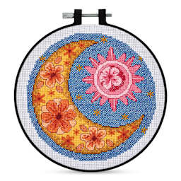 Bucilla Mindful Stitching Counted Cross Stitch Kit - Celestial Harmony, 6"
