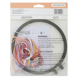 Bucilla Mindful Stitching Counted Cross Stitch Kit - Uplifting Daisies, 6" contents inside of packaging