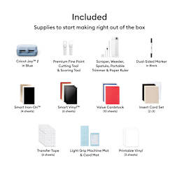 Cricut Joy 2 with Essential Bundle included contents