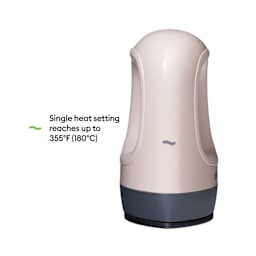 Single heat setting. Reaches up to 355°F (180°C)