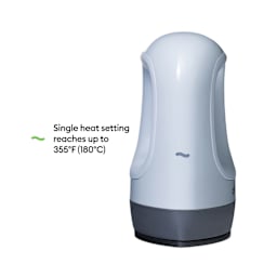 Single heat setting. Reaches up to 355°F (180°C)
