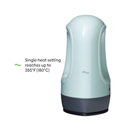 Single heat setting. Reaches up to 355°F (180°C)