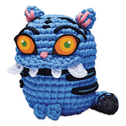 The Woobles Extra Squeezy Crochet Kit - Derpy the Tiger