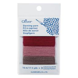 Clover Darning Yarn - Set of 3, Rogue, 17.5 yds in packaging