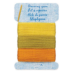 Clover Darning Yarn - Set of 3, Yellow, 17.5 yds