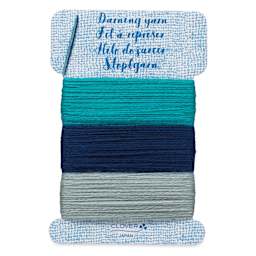 Clover Darning Yarn - Set of 3, Blue, 17.5 yds