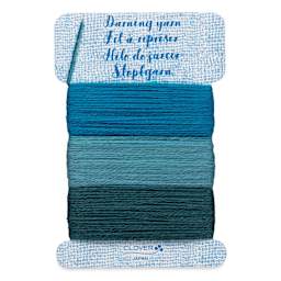 Clover Darning Yarn - Set of 3, Lake, 17.5 yds
