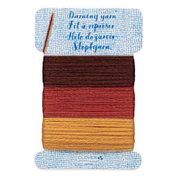 Clover Darning Yarn - Set of 3, Earth, 17.5 yds