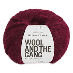 Wool and the Gang Feeling Good Yarn - Margaux Red