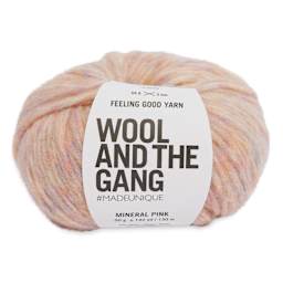 Wool and the Gang Feeling Good Yarn - Mineral Pink