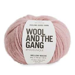 Wool and the Gang Feeling Good Yarn - Mellow Mauve