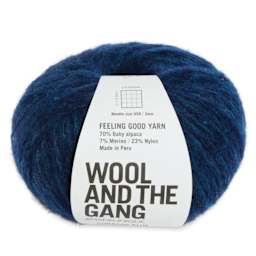 Wool and the Gang Feeling Good Yarn - Curasao Blue