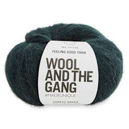 Wool and the Gang Feeling Good Yarn - Forest Green