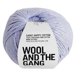 Wool and the Gang Shiny Happy Cotton Yarn - Purple Haze, 155 yds