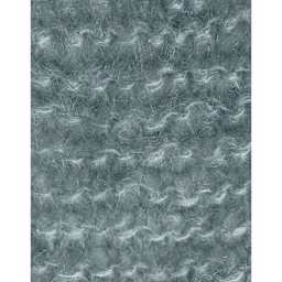 Wool and the Gang Take Care Mohair Yarn - Blue Chalk, 109 yds close up showing knitted texture