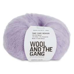 Wool and the Gang Take Care Mohair Yarn - Lovely Lilac, 109 yds