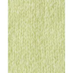 Wool and the Gang Take Care Mohair Yarn - Candy Apple Green, 109 yds close up to show knitted texture