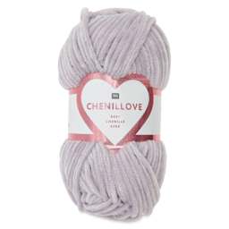 Rico Design Creative Chenillove Yarn - Lilac, 120 yds