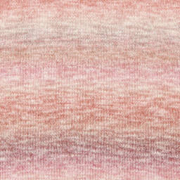 Rico Design Creative Painted Power Yarn - Roses, 340 yds close up showing knitted pattern