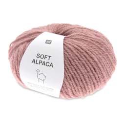 Rico Design Soft Alpaca Yarn - Pink, 137 yds