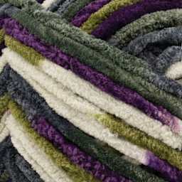 Lion Brand Cover Story Favorite Blanket Yarn - Vineyard, 10.5 oz close up to show texture