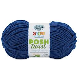 Lion Brand Cover Story Posh Twist Yarn - Blueberry, 232 yds