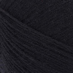 Lion Brand Pound of Love Yarn - Black, 16 oz close up to show texture