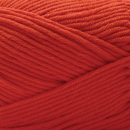 Premier Yarn Cotton Fair Worsted Yarn - Mango, 207 yds close up to show texture