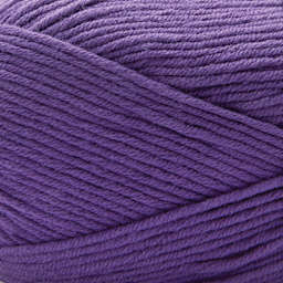 Premier Yarn Cotton Fair Worsted Yarn - Grape, 207 yds close up to show texture